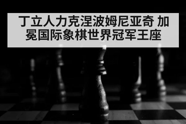 丁立人力克涅波姆尼亚奇 加冕国际象棋世界冠军王座